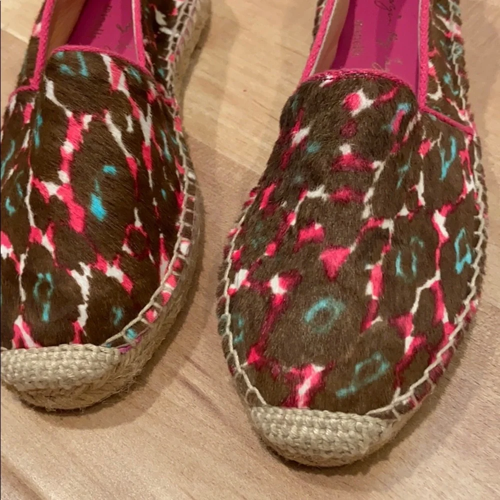 Minelli Leather espadrille, made in Spain, size 6